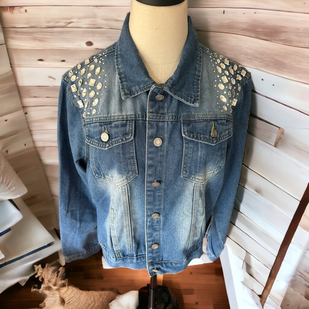 Crystal Denim Jacket